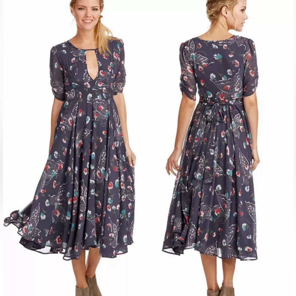 Free People Bonnie Floral Midnight 2